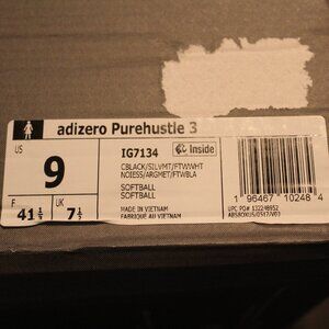 NIB Adizero PureHustle 3 Women's Metal Cleats